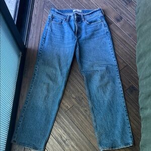 Abercrombie & Fitch Blue Boyfriend Jeans
